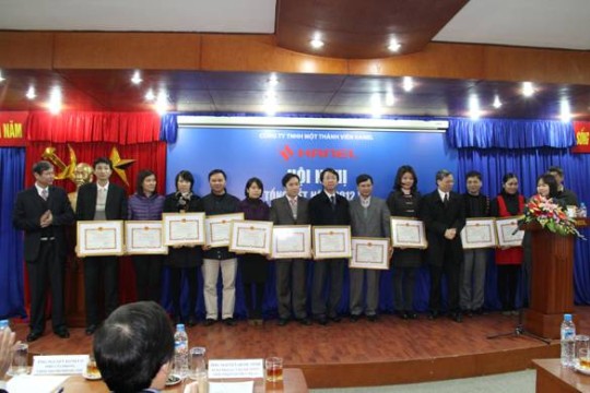 Hội nghị tổng kết năm 2012 và phát động phong trào thi đua yêu nước 2013 của công ty TNHH MTV Hanel